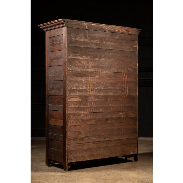Early 20th Century Oak Ice Box For Sale - Image 4 of 16