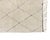 Ivory Diamond Trellis Hand-Knotted Wool Rug | 10'7" X 6'5" | One of a Kind For Sale - Image 8 of 9