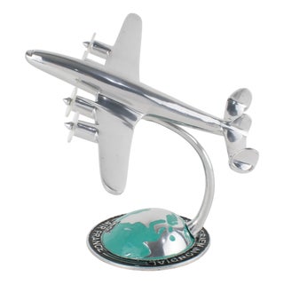 Desktop Airplane Model for Air France, Aluminum Lockheed Constellation, 1950 For Sale