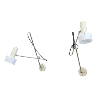 Model 213 Wall Lamps by Gino Sarfatti for Arteluce, 1956, Set of 2 For Sale
