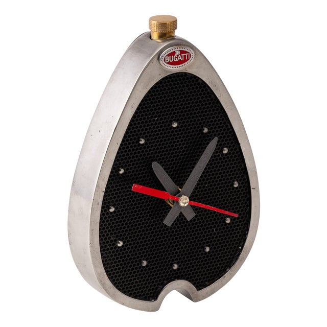 Vintage Bugatti Owners Club Radiator Clock, 1960s For Sale