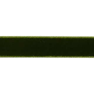 Sample - Schumacher Velvet Tape Medium in Moss For Sale