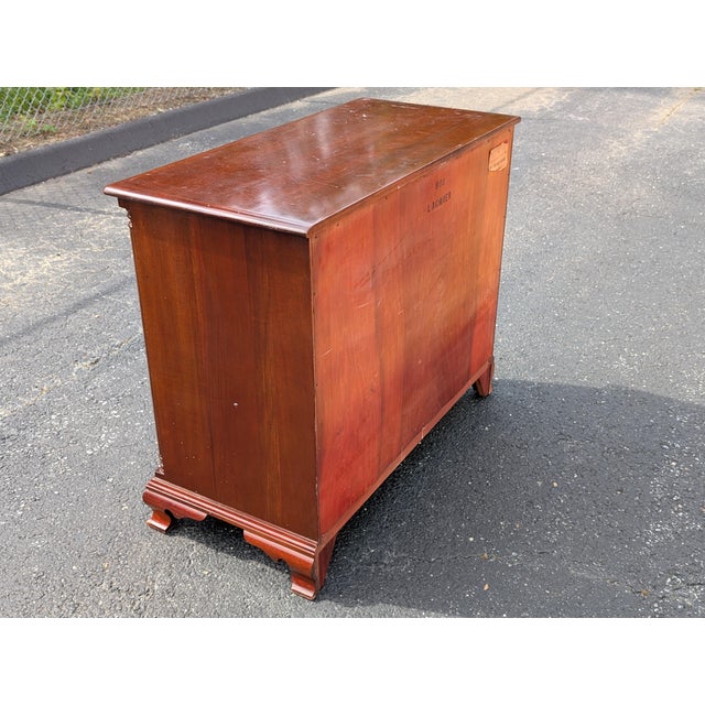 Wood Vintage Kling by Ethan Allen Solid Mahogany Dresser For Sale - Image 7 of 13