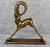 Mid-Century Art Deco Brass Ibex Ram Library Sculpture For Sale - Image 4 of 9