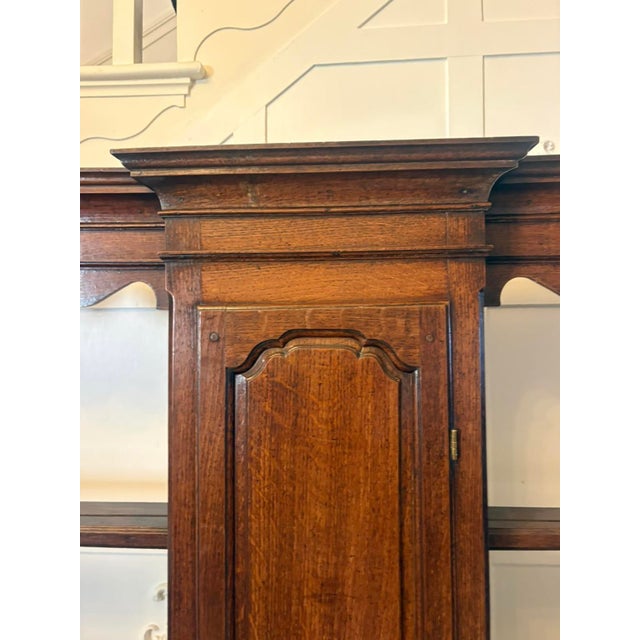 Antique Georgian Lancashire Oak Dresser and Plate Rack, 1780 For Sale - Image 17 of 18