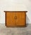 Vintage MCM Flip-Top/Fold-Out Dry Bar on Casters For Sale - Image 4 of 8