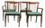 Attributed United Furniture Vintage Mid Century Modern Set of 4 Dining Chairs C. 1960s For Sale