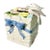 1990 Vintage Chippendale Boho Chic Fitz & Floyd Trompe L’Oeil Dove Tissue Box Cover For Sale