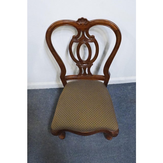 Brown Thomasville Furniture Kent Park Collection Solid Mahogany Traditional Style Dining Side Chair 38921-821 For Sale - Image 8 of 11