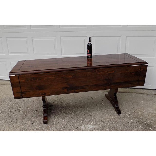 1970s Americana Ethan Allen Old Tavern Drop Leaf Pine ...