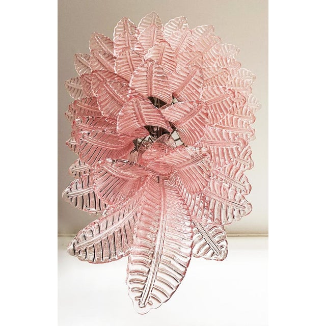 Italian Felci Murano Glass Spiral Chandeliers, 1990s, Set of 2 For Sale - Image 11 of 15