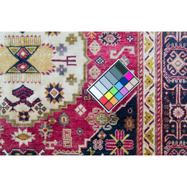 Textile 1940s Vintage Anatolian Red Wool Wide Hand-Knotted Rug For Sale - Image 7 of 11