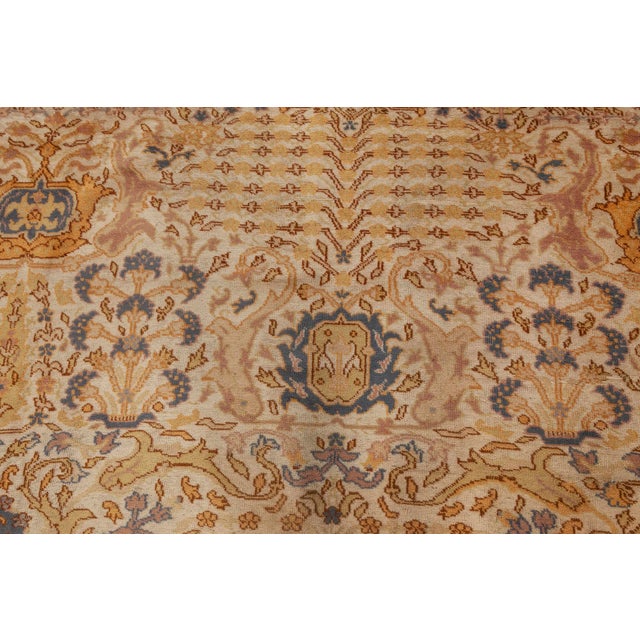 A rare and resplendent example of Anatolian craftsmanship, this Antique Turkish Borlou Rug, circa 1880, radiates with the...