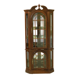 Vintage New Corner Display Cabinets Chairish