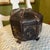 Antique Chinese Export Black Lacquered Heavily Distressed Tea Caddy For Sale - Image 4 of 9