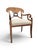 Early 20th Century Pair of Biedermeier Style Satinwood and Ebonized Armchairs For Sale - Image 4 of 12