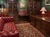 Classic 6 ft Chesterfield sofa dating to approximately 1985, upholstered in genuine oxblood red cowhide leather with deep...