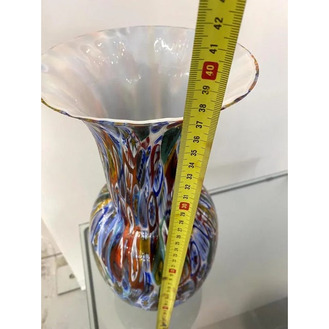 Contemporary Contemporany Vase in Murrine Murano Glass from Simoeng For Sale - Image 3 of 11