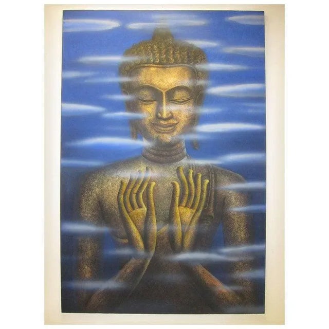 Kasem Khaolaor Painting, "Enlightenment" For Sale - Image 4 of 4