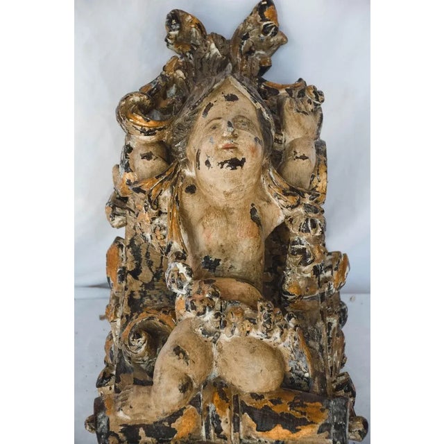19th Century 19th Century Carved Putti For Sale - Image 5 of 8