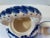 Vintage Blue and White Ceramic Tea Pot Signed For Sale - Image 4 of 5