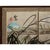 Wood Circa 1970s Chinoiserie 4-Panel Small Painted Screen For Sale - Image 7 of 11