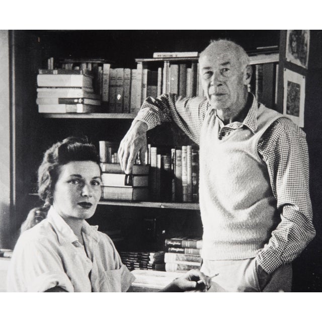 Henry Miller and Eve Miller on Partington Ridge - 1954 Original Photograph by Jim Healy For Sale In Monterey, CA - Image 6 of 9