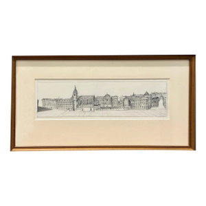 Vienna’s Hofburg in Graphite on Paper by Carole Doyle Peel (1934-2016)