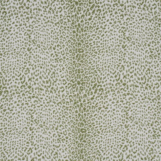 Boho Chic Schumacher Mini Leopard Outdoor Fabric In Green For Sale - Image 3 of 6