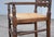 Brown Antique English Ladder Back Rush Seat Dining Chairs - Set of 6 For Sale - Image 8 of 17