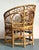 Vintage Boho Medallion Back Bamboo Brighton Pavillon Chair For Sale - Image 11 of 12