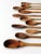 Vintage Wooden Kitchen Spoons Set of 11 For Sale - Image 4 of 12