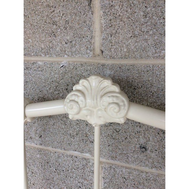 Elliott's Designs King Size Cast Iron Headboard With Brass Balls Chairish