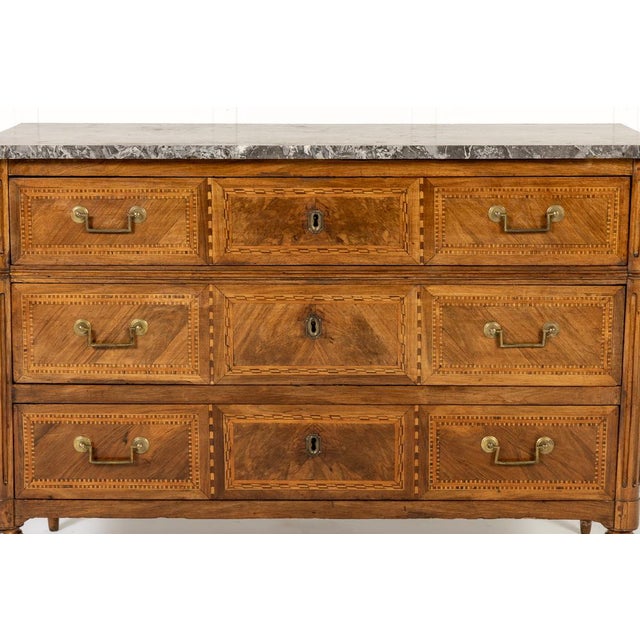 Brown 18th Century French Walnut Commode For Sale - Image 8 of 9