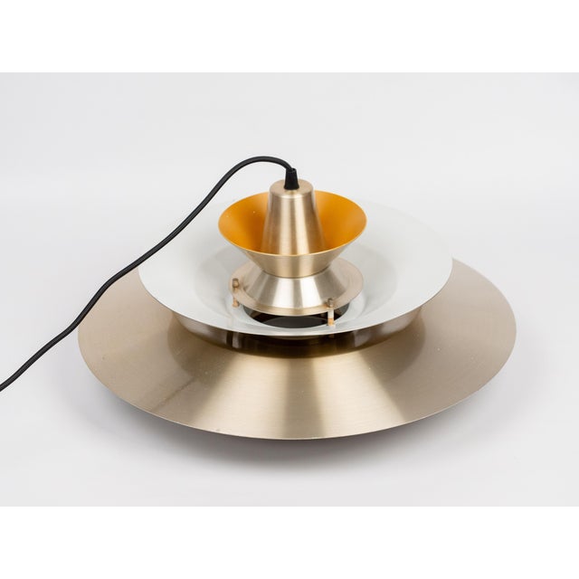 Mid 20th Century Vintage Swedish Pendant Lamp by Carl Thore for Granhaga Metallindustri, 1960s For Sale - Image 5 of 15