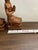 Vintage Teak Wood Thai Thepphanom Guardian Angels – Hand-Carved Buddhist Prayer Figures For Sale - Image 9 of 10