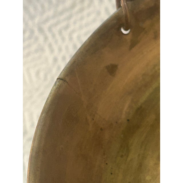 Mid-Century Italian Solid Brass 22” Balance Scale on Black Marble Base For Sale - Image 11 of 12