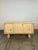 W60 D18 H32 Trolley Credenza made in house in solid Pine. Item has three sliding doors and two thick removable shelves....