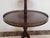 Mid-Century Modern Elegant Vintage Ferguson Bros. Mahogany & Brass Two-Tier Galleried Side/Cake Table For Sale - Image 3 of 6