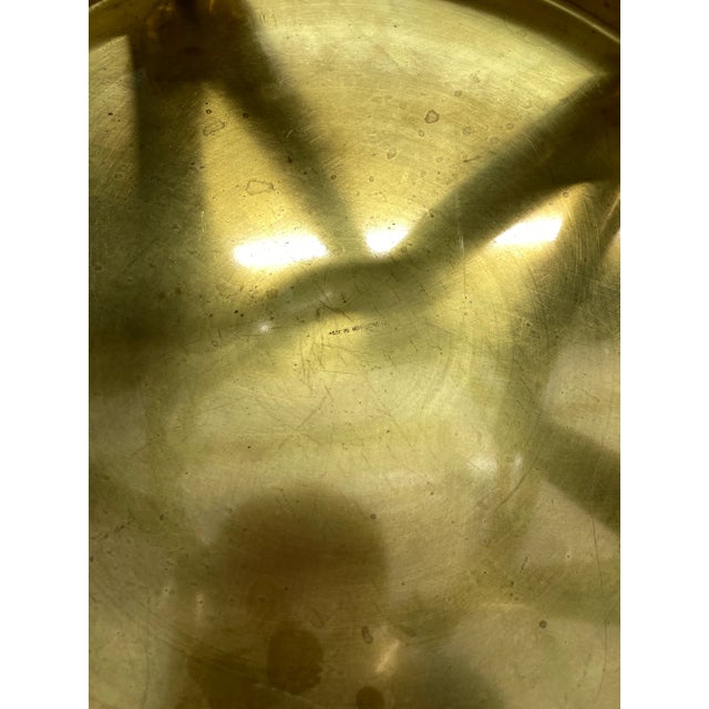Brass X-Stool From Sarreid Ltd. Made in Hong Kong For Sale - Image 12 of 13