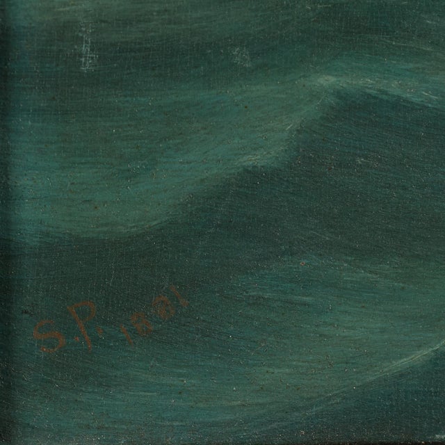Antique English Painting of the Steamship Bristol by Samuel Pickford For Sale - Image 10 of 12