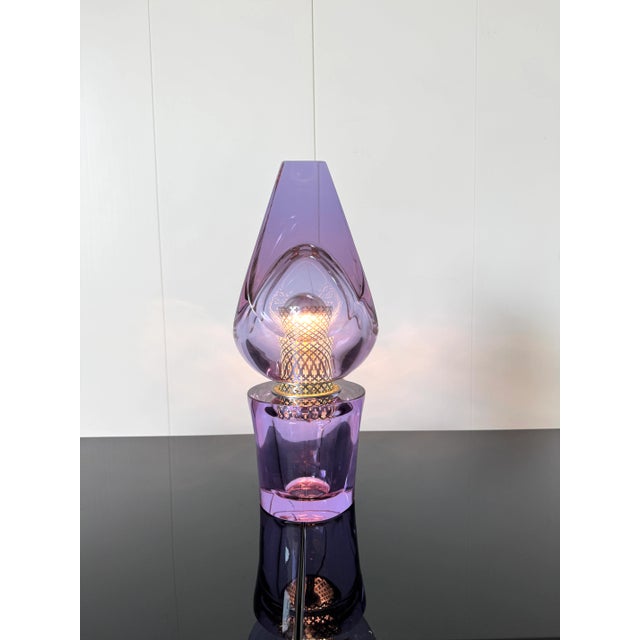 Vintage Model 14092 Table Lamp from Seguso, 1960s For Sale - Image 9 of 9