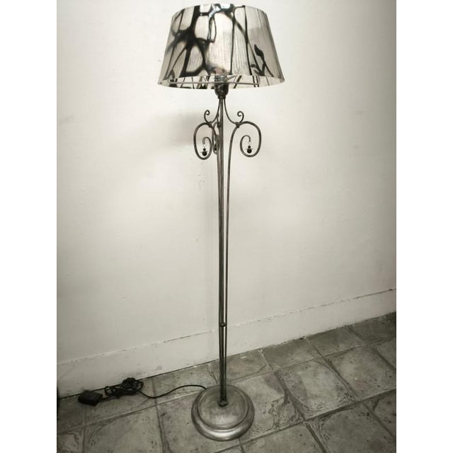 Floor Lamp with Murano Glass, 1980s For Sale - Image 13 of 15