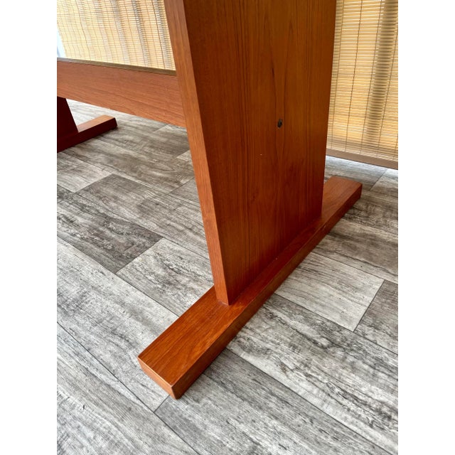 Mid Century Modern Danish Dining Table With Tile Inlay. Circa 1970s For Sale - Image 11 of 12