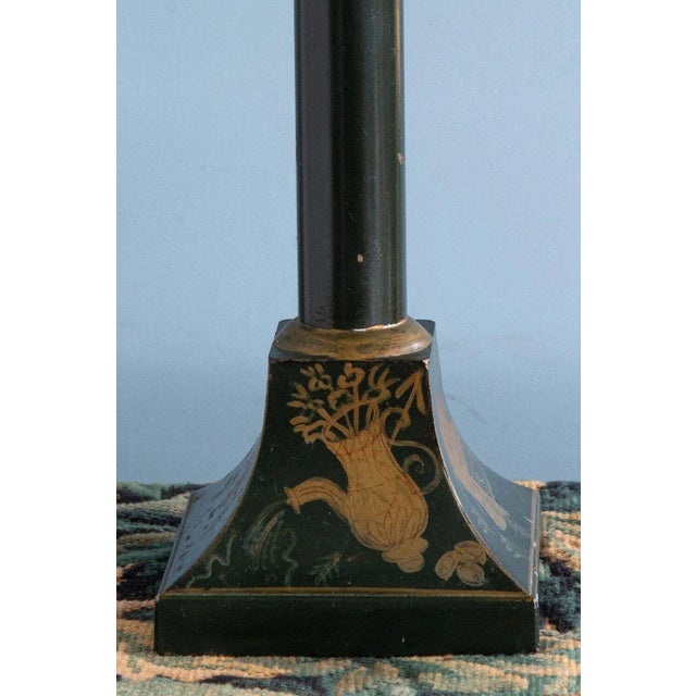 Gold French Tole Oil Lamps, Set of 2 For Sale - Image 8 of 11