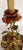Rococo Wrought Iron Rose Bush Shaped Table Lamp. France, 1950s For Sale - Image 3 of 12