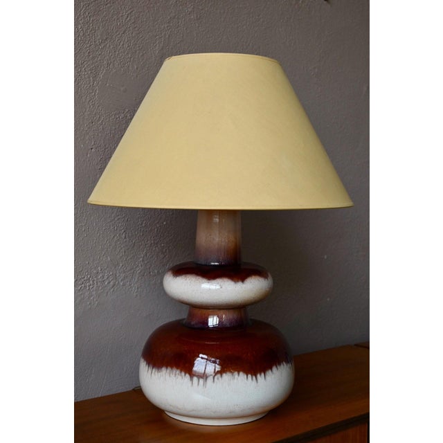 Brutalist Fat Lava Ceramic Totem Lamp, 1970s For Sale - Image 3 of 15