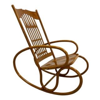 Rocking Chair by Koloman Moser for J.J.Kohn, 1890s For Sale