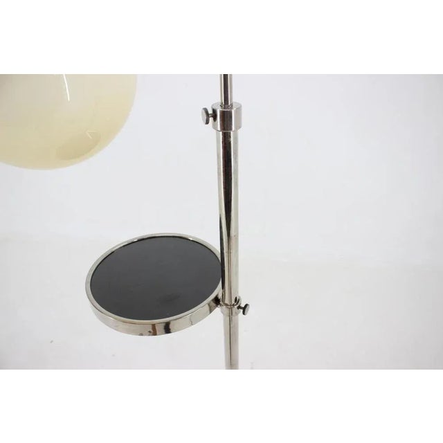 Functionalist Chrome Plated Adjustable Floor Lamp, Czechoslovakia, 1930s For Sale - Image 4 of 11