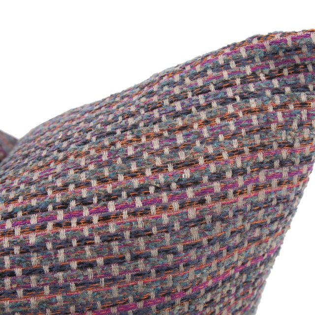 Boho Chic 24 x 24 Alton Berry Pillow - Down Alternative Insert For Sale - Image 3 of 8